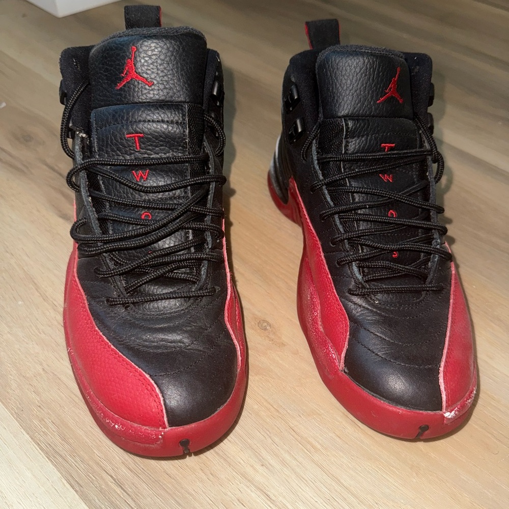Jordan Black and Red Athletic Shoes Iconic Design
